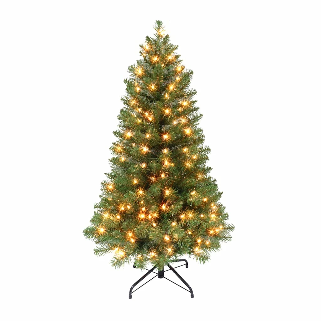 New 𧨠6 Pack: 4.5ft. Pre-Lit Virginia Pine Artificial β Christmas Tree, Clear Lights by Puleo International π€© 3 New 𧨠6 Pack: 4.5ft. Pre-Lit Virginia Pine Artificial β Christmas Tree, Clear Lights by Puleo International π€©