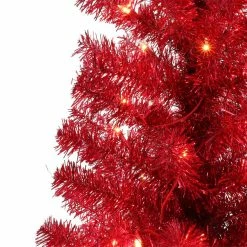 Best reviews of π 6 Pack: 4.5ft. Pre-Lit Red Tinsel Artificial π Christmas Tree, Clear Lights by Puleo International π 7 Best reviews of π 6 Pack: 4.5ft. Pre-Lit Red Tinsel Artificial π Christmas Tree, Clear Lights by Puleo International π -Christmas Shop D659606S 2