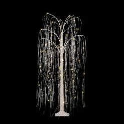 Top 10 🧨 6 Pack: 5ft. Pre-Lit Willow Artificial 🎄 Christmas Tree, Warm White LED Lights by Puleo International 🤩 -Christmas Shop D659727S 1