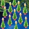 Coupon 🧨 The Beadery® 2.25" Mini Pearl Tree Holiday Beaded Ornament Kit 😀 -Christmas Shop D661011S 1