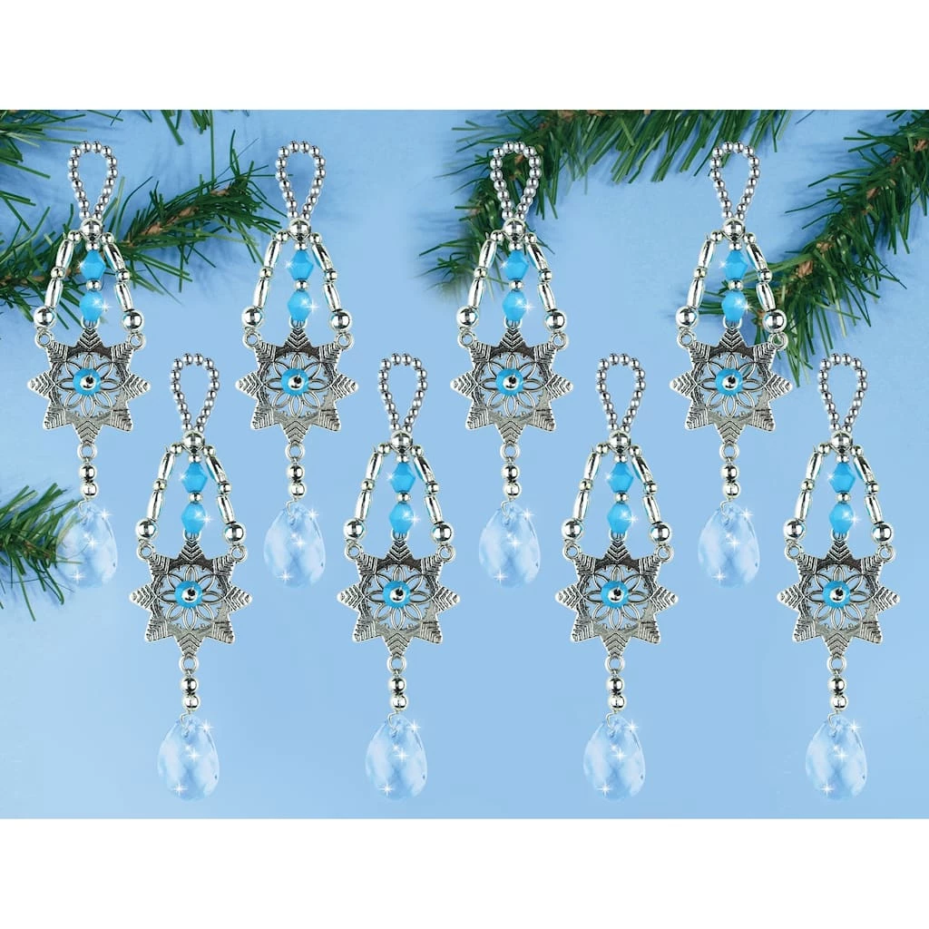 Best deal π€© Design Works™ 8ct. Snowflake Drop Beaded Ornament Kit π 5 Best deal π€© Design Works™ 8ct. Snowflake Drop Beaded Ornament Kit π - Image 3