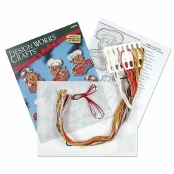 Outlet ⌛ Design Works™ Gingerbread Plastic Canvas Ornament Kit ⌛ -Christmas Shop D661099S 2