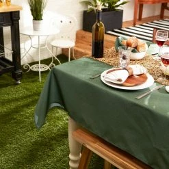 Cheapest 🔥 Artichoke Tonal Lattice Print Outdoor Tablecloth 60" x 84" by DII ⌛ -Christmas Shop D666367S 4