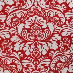 Wholesale 🌟 Tango Red Damask Tablecloth 70" Round by DII 🌟 -Christmas Shop D666807S 3