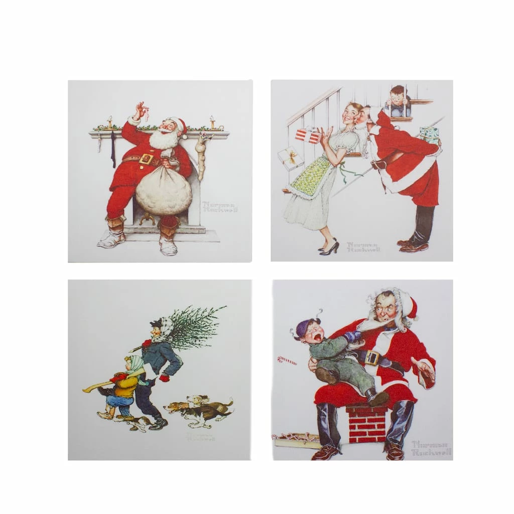 Coupon π Classic Norman Rockwell π Christmas Scene Canvas Prints Set, 4ct. by Northlight π 3 Coupon π Classic Norman Rockwell π Christmas Scene Canvas Prints Set, 4ct. by Northlight π