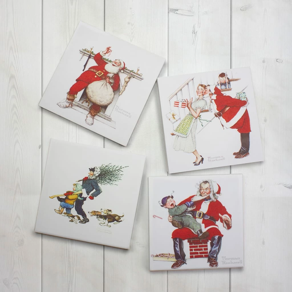 Coupon π Classic Norman Rockwell π Christmas Scene Canvas Prints Set, 4ct. by Northlight π 4 Coupon π Classic Norman Rockwell π Christmas Scene Canvas Prints Set, 4ct. by Northlight π - Image 2
