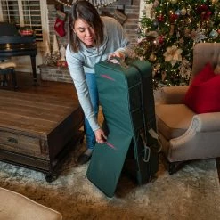 Best Sale 😉 42" Green Deluxe Gift Wrap & Craft Station Bag by Northlight ✨ -Christmas Shop D676172S 6