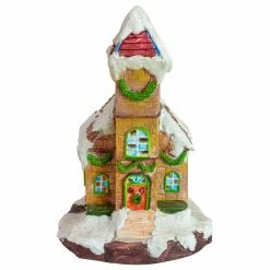 Coupon 🧨 8.5" LED Lighted Church 🎁 Christmas Village Decoration by Northlight ⭐