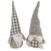 Discount 🥰 13" Beige & White Gingham Nordic 🎄 Christmas Gnome Set by Northlight ✨ -Christmas Shop D676302S 1