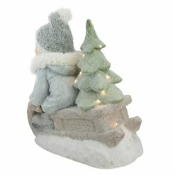 Top 10 😀 15" Beige & Green Lighted Boy on a Sled 🎅 Christmas Decoration by Northlight 😍 -Christmas Shop D676308S 5
