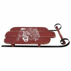 Brand new 🎉 23'' Red Wooden 🎄 Christmas Snow Sled Decoration by Northlight 🧨