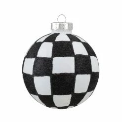 Cheap ✨ 2.5" Black & White Glass Ball Décor Set by Northlight ✨ -Christmas Shop D676403S 3