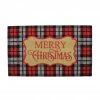 Top 10 π Red & Black Plaid "Merry π Christmas" Rectangular Doormat by Northlight β 2 Top 10 π Red & Black Plaid "Merry π Christmas" Rectangular Doormat by Northlight β -Christmas Shop D676581S 1