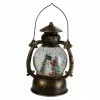 Best reviews of 🔔 8" Black with Brushed Gold LED Snowman & 🎁 Christmas Trees Snow Globe Lantern by Northlight 💯 -Christmas Shop D676585S 1