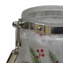 Deals 🤩 4" Hand Painted 🎄 Christmas Cardinal & Pine Flameless Glass 🎄 Christmas Candle Holder by Northlight 🔔 -Christmas Shop D676735S 4