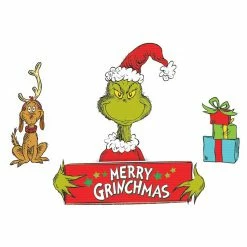 Outlet 💯 Christmas Grinch Lawn Signs by Amscan ⌛