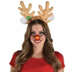Best deal 🎁 Christmas Light-Up Nose and Antler Kit by Amscan 🔔