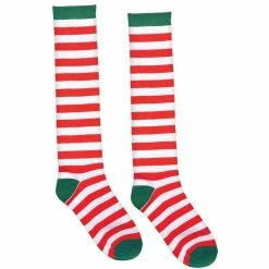 Cheapest 🎉 Christmas 🍬 Candy Stripe Knee 🧦 Socks, 6ct. by Amscan 😍