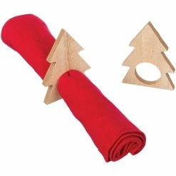 Budget 🔔 Christmas Tree Napkin Rings, 12ct. by Amscan ⌛