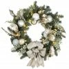 Deals π 24" Pre-Lit Yuletide Glam Decorated Wreath with Bow by National Tree Company π 1 Deals π 24" Pre-Lit Yuletide Glam Decorated Wreath with Bow by National Tree Company π -Christmas Shop D677536S 1