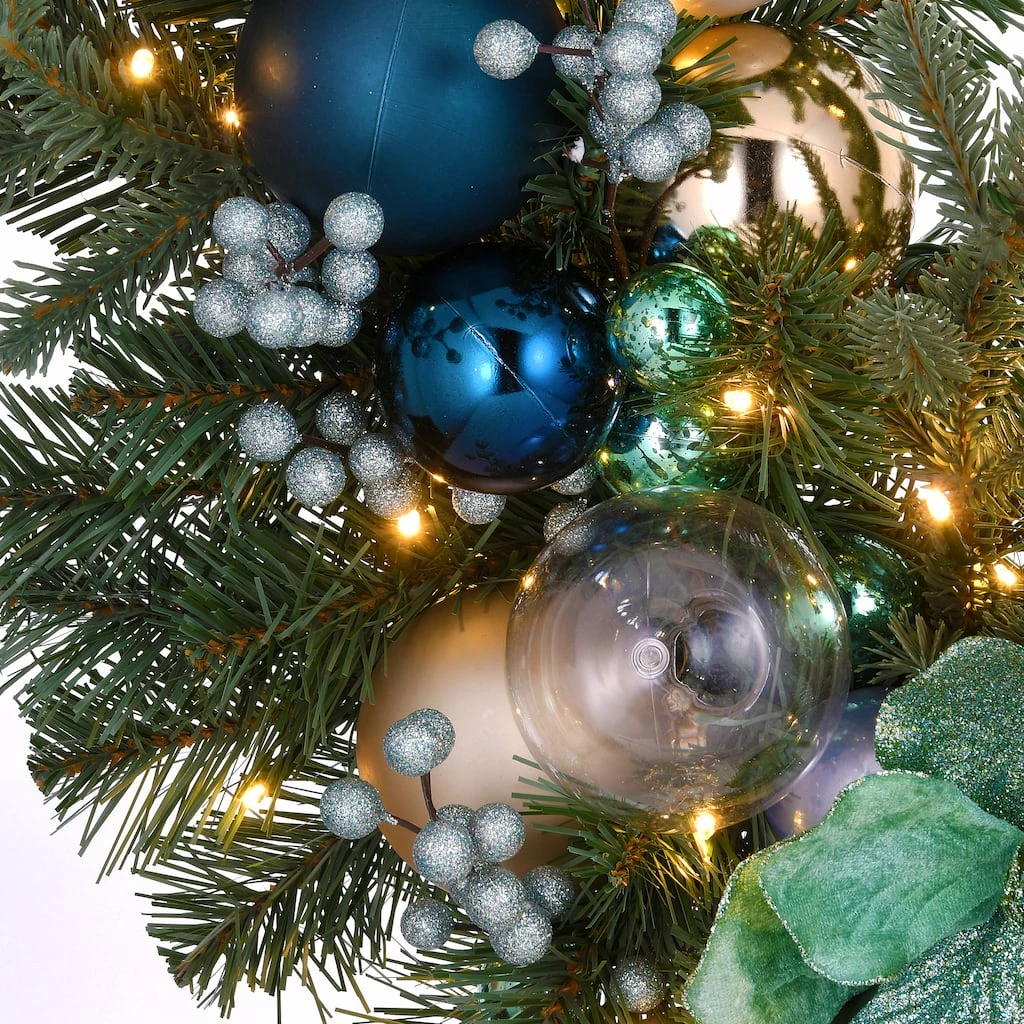 Top 10 π₯ 30" Warm White LED Decorated Arctic Wreath by National Tree Company π 5 Top 10 π₯ 30" Warm White LED Decorated Arctic Wreath by National Tree Company π - Image 3