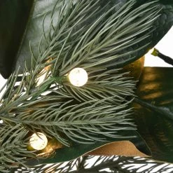 Outlet 🛒 24" Warm White LED Magnolia Mix Pine Wreath by National Tree Company 👏 -Christmas Shop D677545S 3