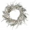 Best Pirce ❤️ 24" Pre-Lit Snowy Twig Wreath by National Tree Company 🎉