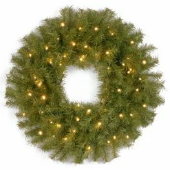 Brand new 😀 24" LED Norwood Fir Wreath by National Tree Company 🔥