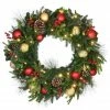 Hot Sale ❤️ 28" Warm White LED Decorated Rural Homestead Wreath by National Tree Company ✨ 2 Hot Sale ❤️ 28" Warm White LED Decorated Rural Homestead Wreath by National Tree Company ✨ -Christmas Shop D677560S 1