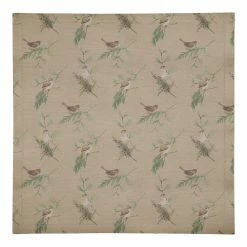 Cheap 😍 Pine Birds on Brown Cotton Twill Napkin by Designs Direct 🌟