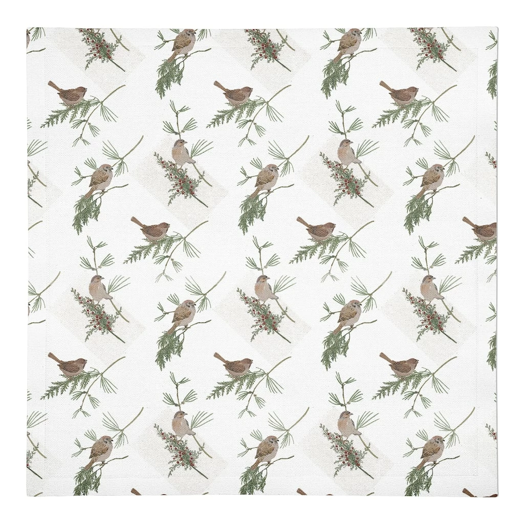 Best Pirce π Pine Birds on White Cotton Twill Napkin by Designs Direct βοΈ 3 Best Pirce π Pine Birds on White Cotton Twill Napkin by Designs Direct βοΈ