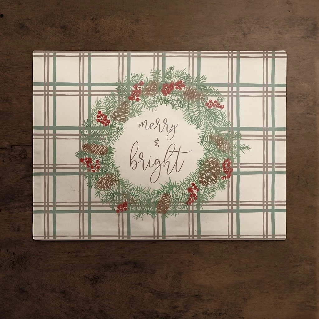 Top 10 β€οΈ Merry & Bright Plaid Cotton Twill Placemat by Designs Direct π 4 Top 10 β€οΈ Merry & Bright Plaid Cotton Twill Placemat by Designs Direct π - Image 2