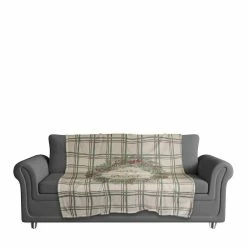 Cheap 🌟 Merry & Bright Plaid Coral Fleece Blanket by Designs Direct 🛒 -Christmas Shop D679536S 3