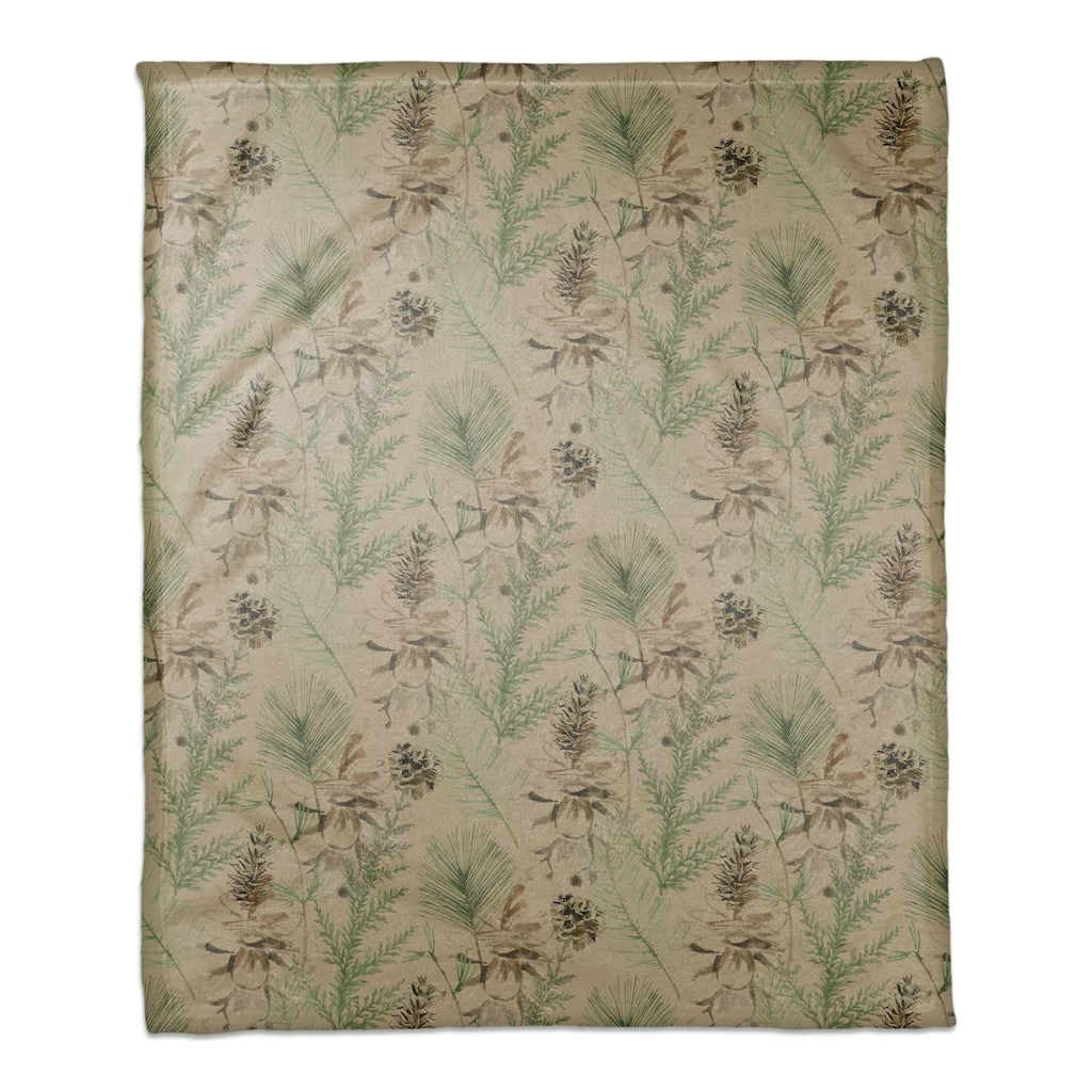 Wholesale π₯ Pinecones & Greenery on Brown Coral Fleece Blanket by Designs Direct π 3 Wholesale π₯ Pinecones & Greenery on Brown Coral Fleece Blanket by Designs Direct π