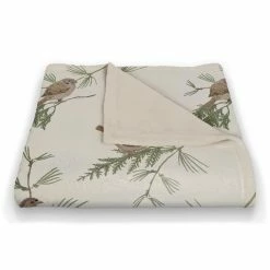 Coupon ⭐ Pine & Birds on White Coral Fleece Blanket by Designs Direct ✔️ 6 Coupon ⭐ Pine & Birds on White Coral Fleece Blanket by Designs Direct ✔️ -Christmas Shop D679546S 2
