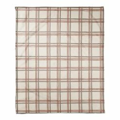 Budget 👏 Holiday Plaid on White Coral Fleece Blanket by Designs Direct 🛒