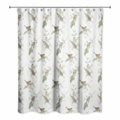 Discount π Pine & Birds on White Shower Curtain by Designs Direct β¨ 5 Discount π Pine & Birds on White Shower Curtain by Designs Direct β¨ -Christmas Shop D679556S 2