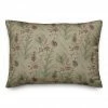 Best deal ✔️ Pinecones & Greenery on Brown Rectangle Throw Pillow by Designs Direct 🎉 -Christmas Shop D679564S 1