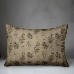 Top 10 😀 Pinecones on Brown Rectangle Throw Pillow by Designs Direct 🔥 -Christmas Shop D679568S 3