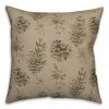 Outlet π Pinecones on Brown Square Throw Pillow by Designs Direct π€© 1 Outlet π Pinecones on Brown Square Throw Pillow by Designs Direct π€© -Christmas Shop D679569S 1