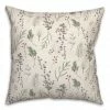 Deals ❤️ Pine Greenery Throw Pillow by Designs Direct 🔥 -Christmas Shop D679576S 1