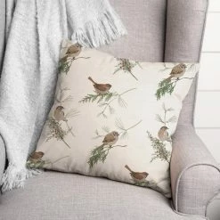 Promo βοΈ White Pine & Birds Throw Pillow by Designs Direct π 5 Promo βοΈ White Pine & Birds Throw Pillow by Designs Direct π -Christmas Shop D679579S 3