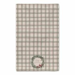 Brand new 😀 Happy Holidays Plaid Tea Towel Set by Designs Direct 🎁 -Christmas Shop D679584S 4