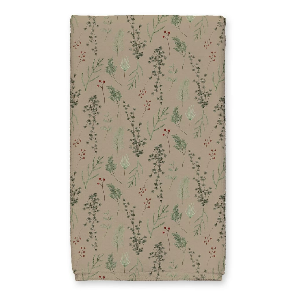 Discount π Brown Holly Jolly π Christmas Tea Towel Set by Designs Direct π€© 5 Discount π Brown Holly Jolly π Christmas Tea Towel Set by Designs Direct π€© - Image 3