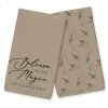 Cheap ❤️ Brown Believe in Magic Tea Towel Set by Designs Direct 🔥 -Christmas Shop D679591S 1