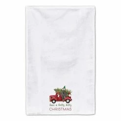 Top 10 😍 White Holly Jolly 🎁 Christmas Tea Towel Set by Designs Direct 🛒 -Christmas Shop D679592S 4