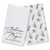 Cheap 🎁 White Believe in Magic Tea Towel Set by Designs Direct 👏 -Christmas Shop D679593S 1
