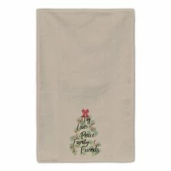 Deals 💯 Brown 🎅 Christmas Word Tree Tea Towel Set by Designs Direct 👍 -Christmas Shop D679594S 4