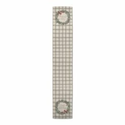 Top 10 🎁 90" Happy Holidays Plaid Cotton Twill Runner by Designs Direct 🎉 -Christmas Shop D679597S 3