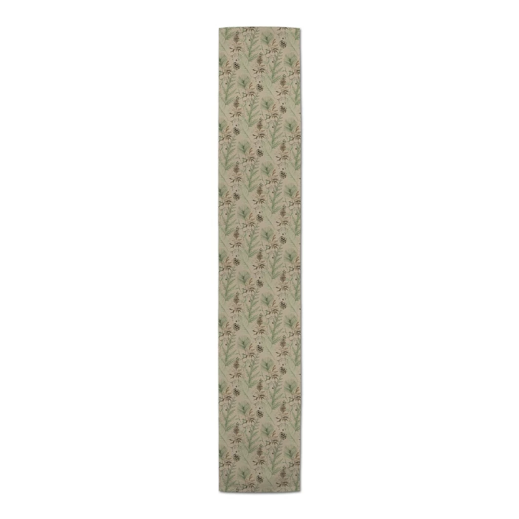 Outlet π₯ 90" Pinecones & Greenery Cotton Twill Runner by Designs Direct β 5 Outlet π₯ 90" Pinecones & Greenery Cotton Twill Runner by Designs Direct β - Image 3